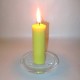 Beeswax sheet comb pillar candle 3,5x10cm