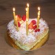 Bougies en cire d'abeille anniversaire