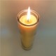 Bougie votive neuvaine en cire d'abeille
