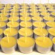 Bougies chauffe-plat en cire d'abeille